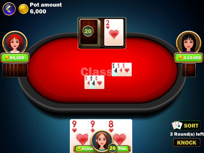 Tonk classic Tunk card game