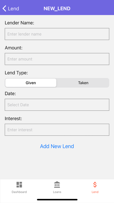 Lend & Loan Tracker - Reminder Screenshot