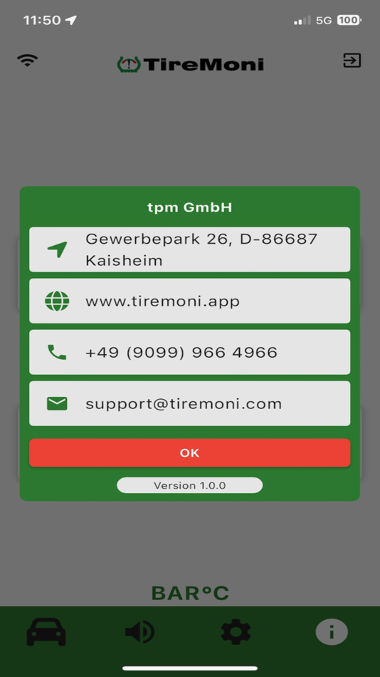 #8. TireMoni TPMS Connect (iOS) Bởi: tpm Technology Products Marketing GmbH