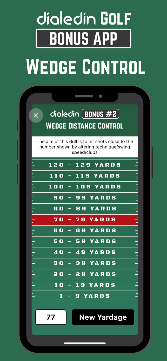 Dialedin Bonus Golf App