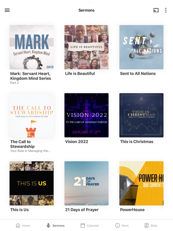 Lake City Community Church iPad screenshot 2 - Lifestyle app