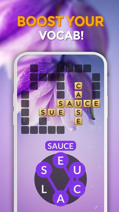 Word Games - Crossy Words Link Screenshot