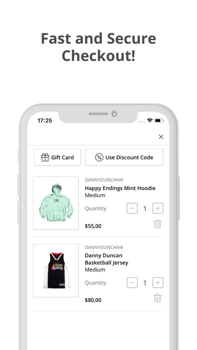 Danny Duncan iPhone screenshot 5 - Shopping app