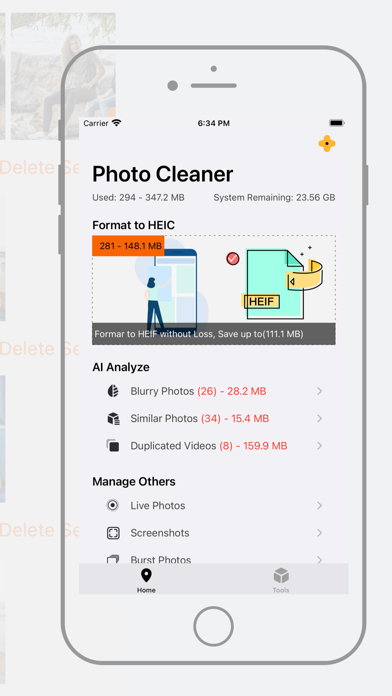 Phone Cleaner for iPhone Photo Screenshot
