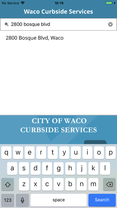 Waco Curbside Services Screenshot
