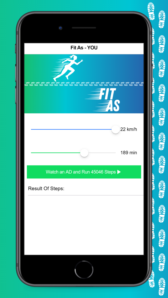 Fit as - Register Your Steps