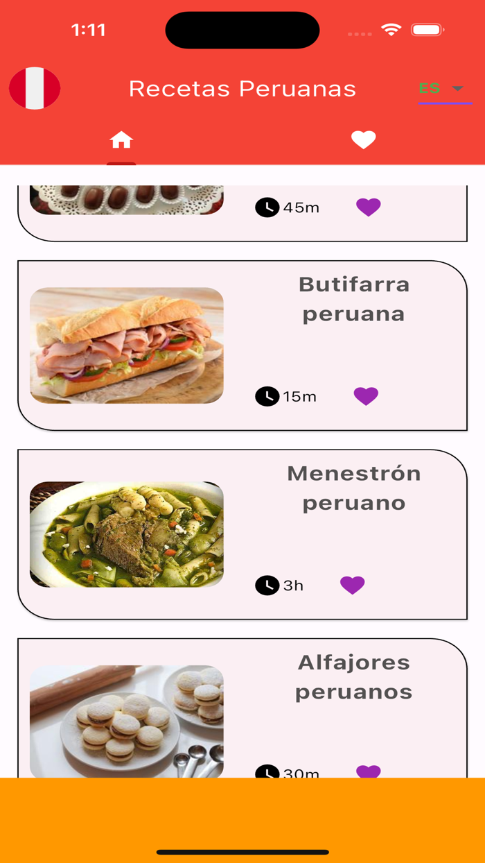 Recetas comida peruana