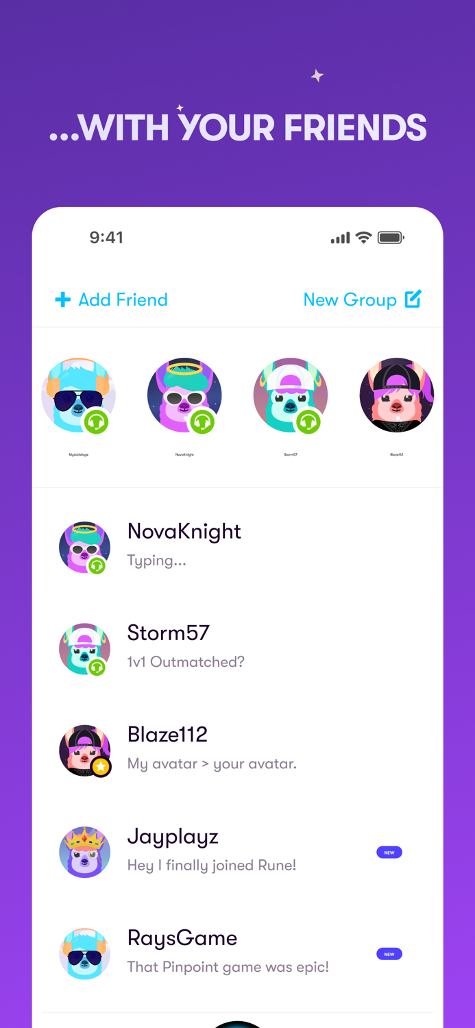 Rune Games and Voice Chat