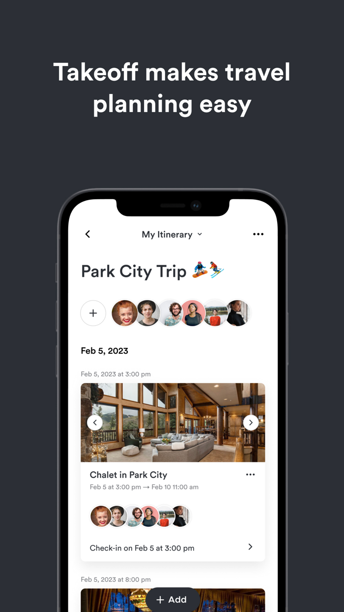 Takeoff Plan Group Trips