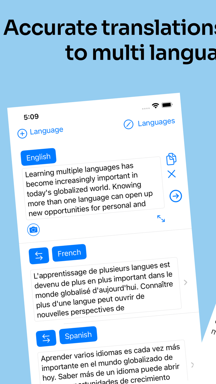 Deep Translate Multi Language