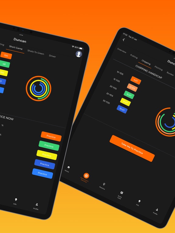 Shots Gained iPad screenshot 2 - Sports app