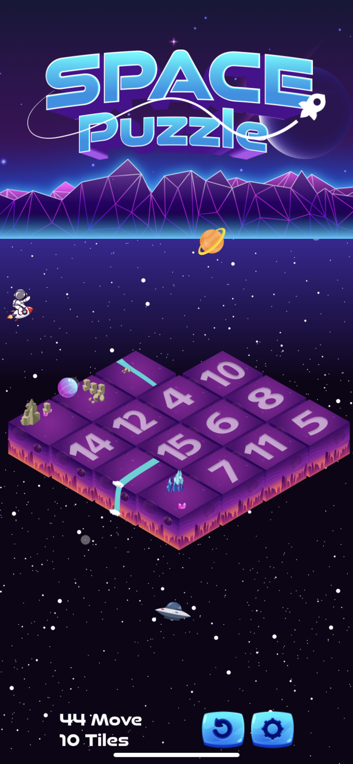 Space Slide Puzzle