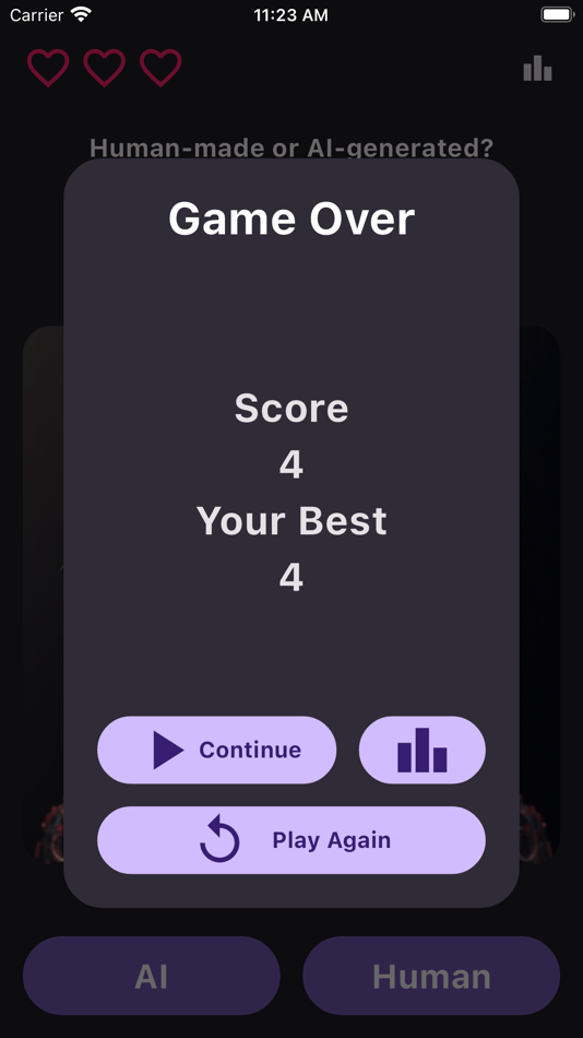 #3. Human or AI? - Guessing Game (iOS) 由: Marcin Slusarek
