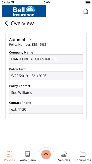 Bell Insurance Services Online Screenshot
