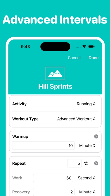 Workout Builder: Send to Watch