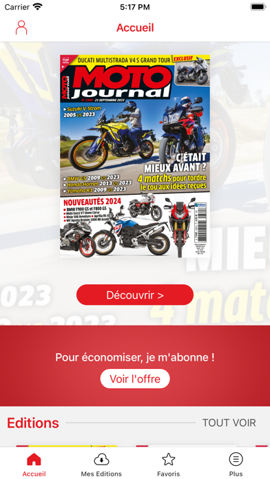 Screenshot #1 pour Moto Journal Magazine