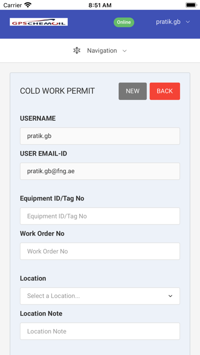 Screenshot 3 of GPS Chemoil App