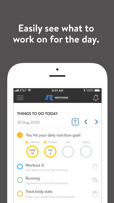 Repetitions Fitness Screenshot