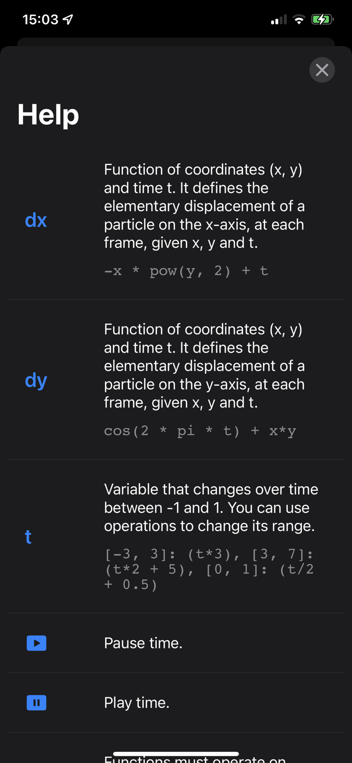 Vector Field Particle Flow