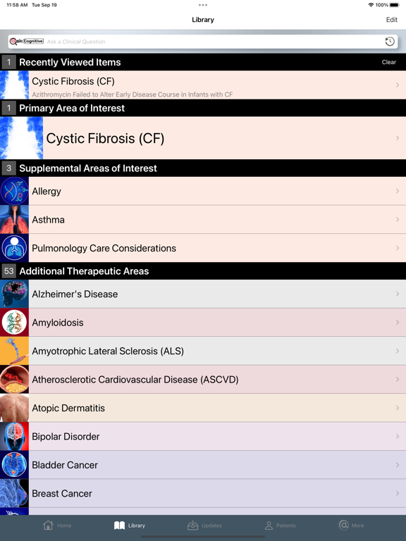 Screenshot #5 pour Cystic Fibrosis
