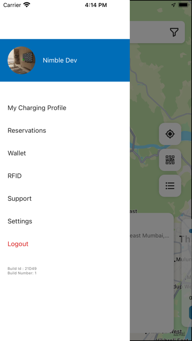 Adani EV Charging Screenshot