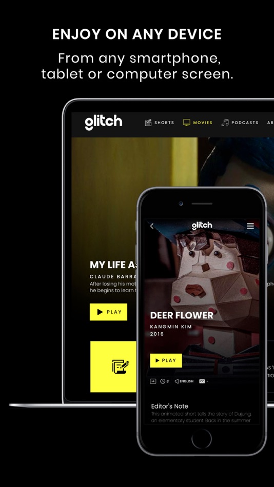 #6. GLITCH Animation (iOS) 由: Tribes Media