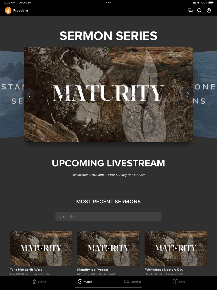 Freedom Fellowship App