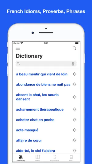 French Idiom Dictionary screenshot 1