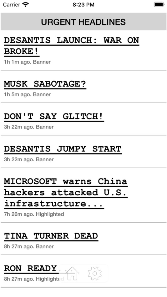 #2. Drudge Report (Official) (iOS) 由: Siren Tech, LLC