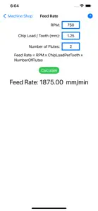 Machine Shop Calculator screenshot #4 for iPhone