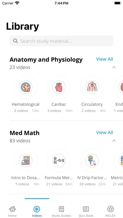Nursing School & NCLEX Prep Screenshot