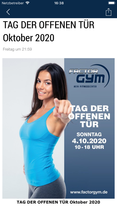 Factor Gym Screenshot