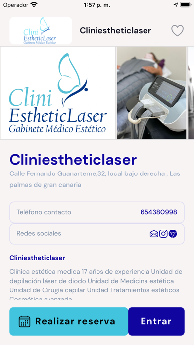 Cliniestheticlaser Screenshot