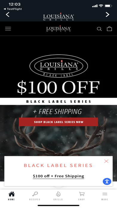Louisiana Grills Screenshot