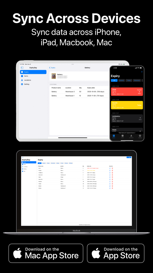 #8. ExpiryDay - Expiry Tracker (macOS) 由: Irvinesoft Inc