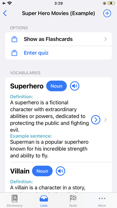 AI Dictionary Screenshot