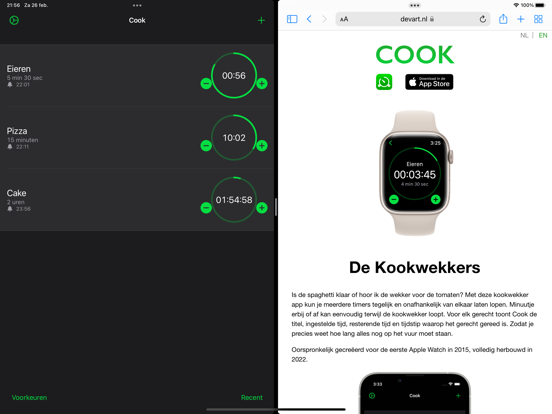 Cook - Kookwekkers 2 iPad app afbeelding 1
