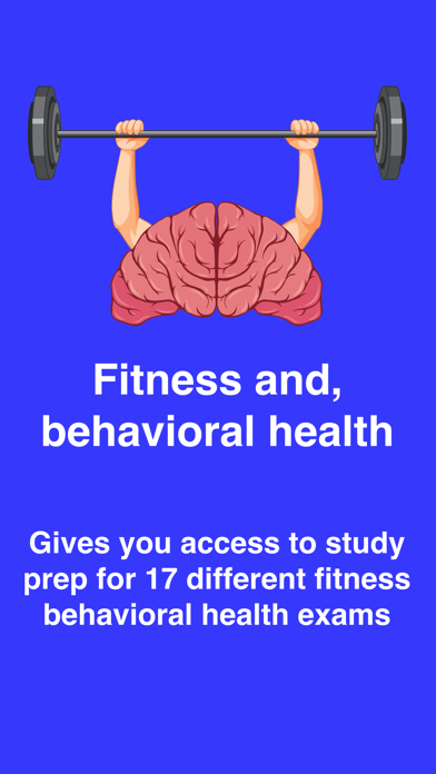 Fitness & Behavioral Health Screenshot