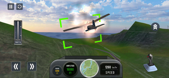 Real Airplane Pilot Flight Sim