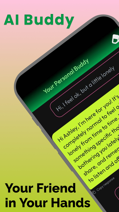 AI Buddy: Your Friend, Therapy Screenshot