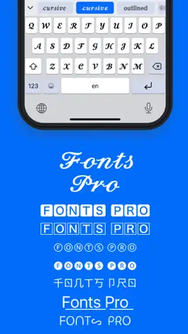 Game screenshot Keyboard Fonts Pro for iPhones mod apk