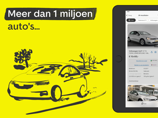 AutoScout24: auto kopen iPad app afbeelding 1