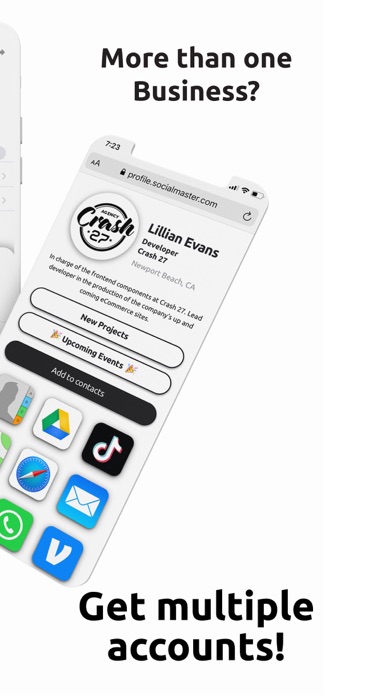 Social Master App Screenshot