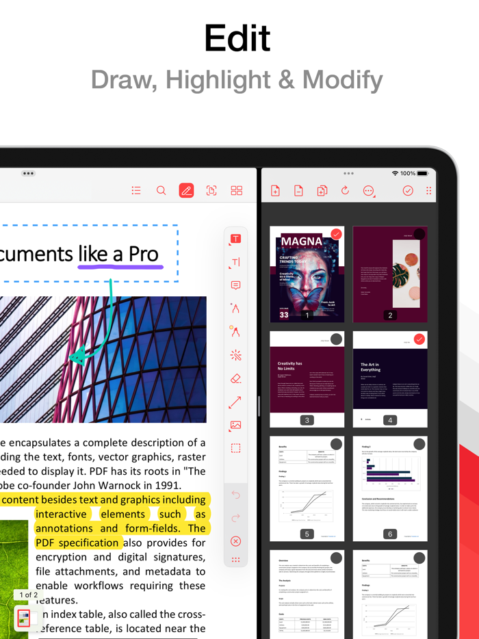 PDF Pro - Reader Editor Forms