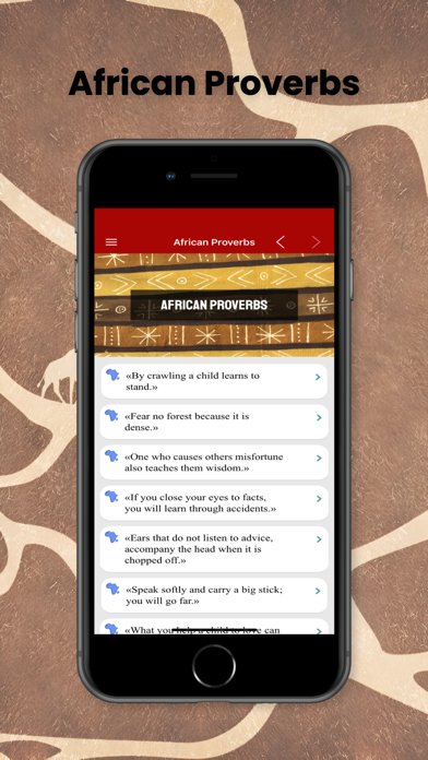 African Proverbs by Topic Screenshot