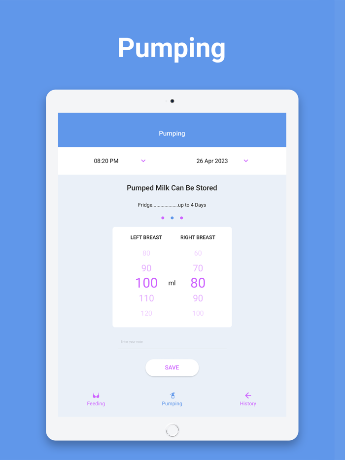 Breastfeeding Tracker and Timer