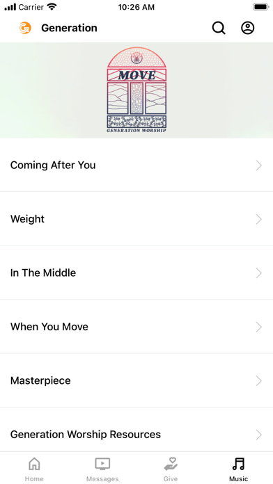 The Generation Church App Screenshot