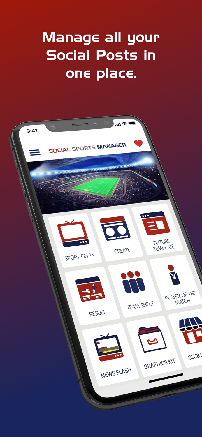 Social Sports Manager