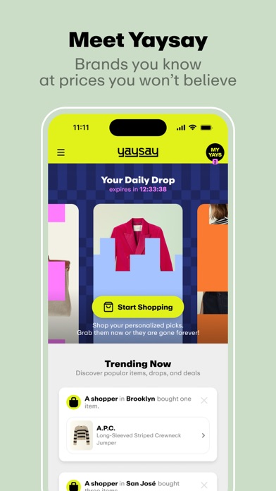 Yaysay: Shop Daily Deals Screenshot