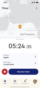 Hours - Time tracking screenshot #2 for iPhone